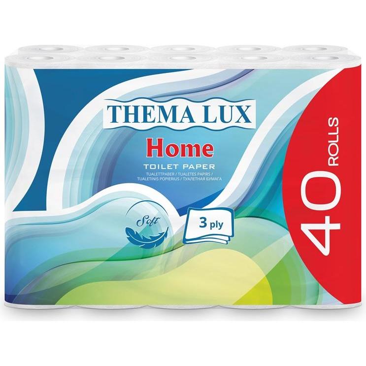 Thema_lux, Toilettenpapier, Toilet Paper 40rolls Hybride 3 Plays (40 x)