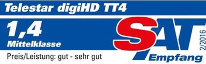 Productafbeelding Telestar digiHD TT 4 - Digitale Multimedia Receiver (DVB-T2)