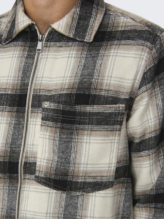 Produktbild Only & Sons Onsaustin Wool Zip Overshirt Noos (XS)