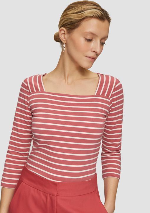 Immagine prodotto S.Oliver T-Shirt Gestreiftes Shirt im Slim Fit mit 3/4-Arm (40)