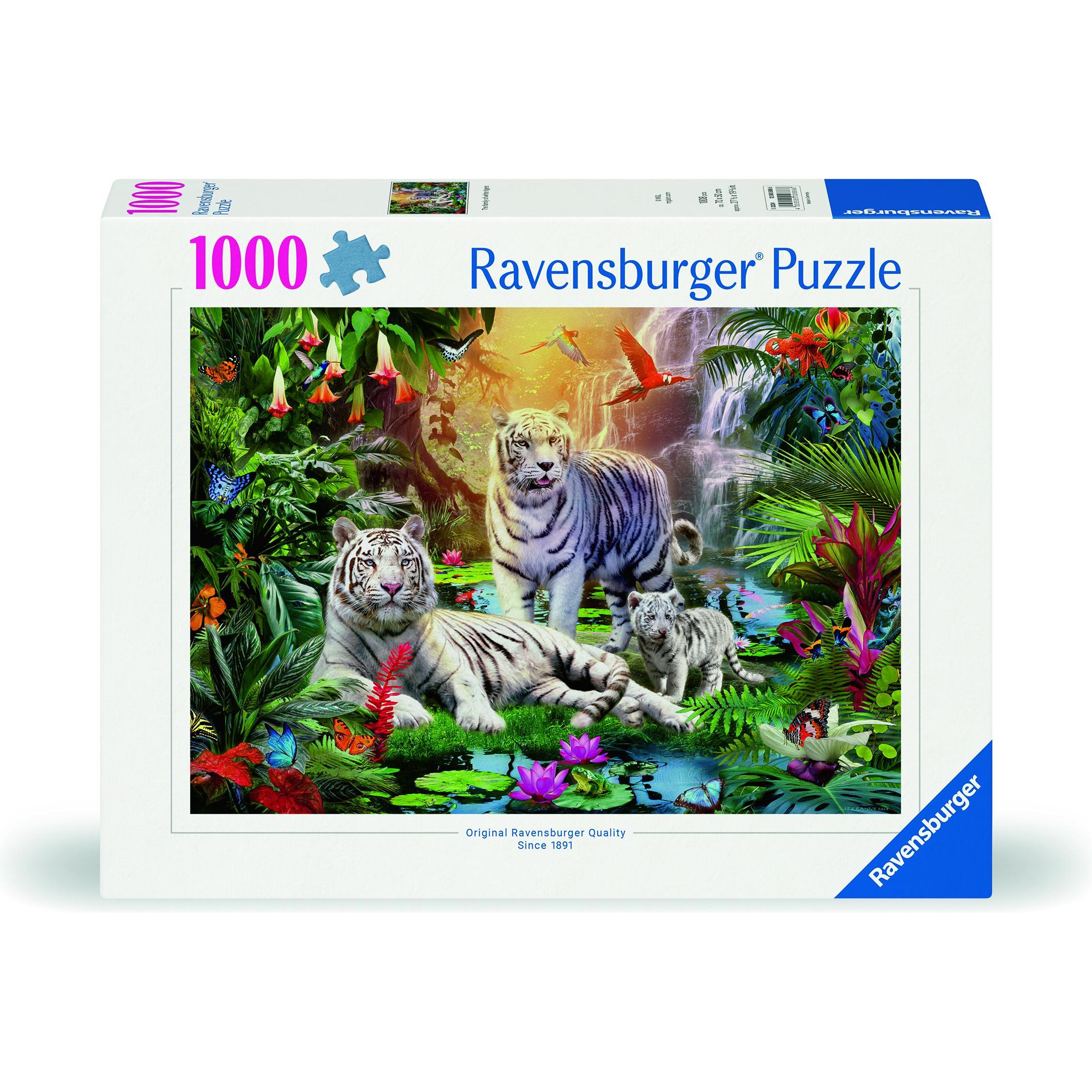 Ravensburger Familie der Weissen Tiger (1000 Teile)