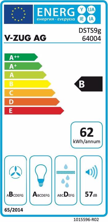 Energy Label V-Zug DSTS9g (Table fan)
