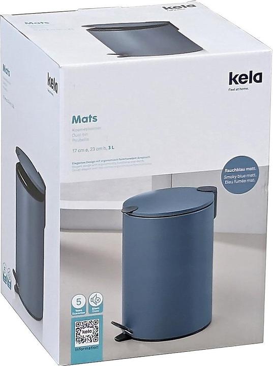 Produktbild Kela Kosmetikeimer Mats rauchblau (3 l)
