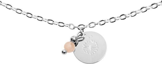 Immagine prodotto HCA Bracciale - "Esprimi un desiderio" - placcato argento - Pietra solare (20 cm, Acciaio inossidabile)