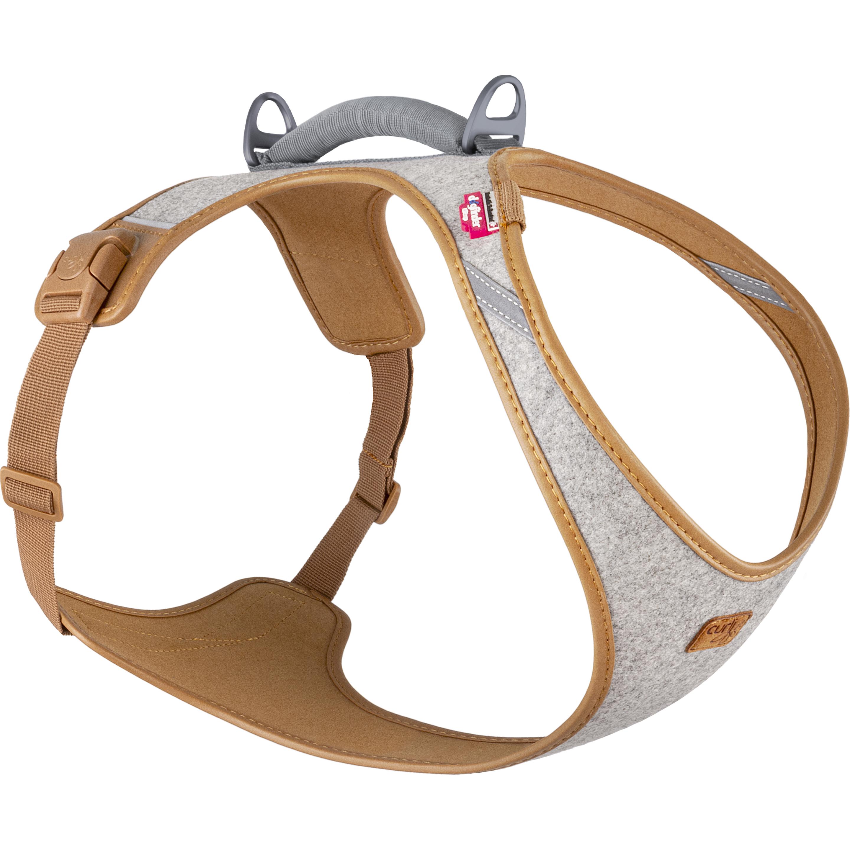 Comparer les prix de Curli Alpine Belka harnais, gris taille 2XL : Tour de poitrine 62,8-70,1cm chien