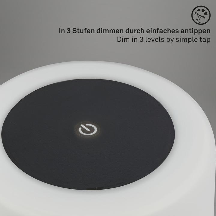 Image du produit Briloner Lampe de table LED, noir, 1xModules LED/3W (330 lm)