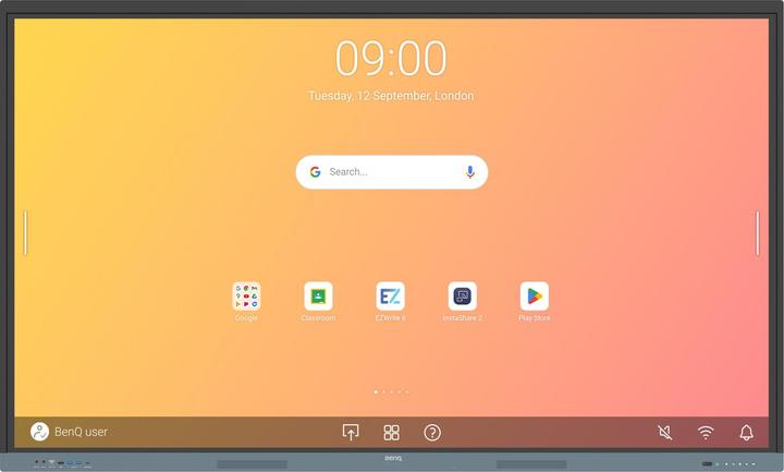 Actual product image BenQ 75"" RE7504 450 nits IR touch 40 p, Prot.glass (3840 x 2160 Pixels, 75")