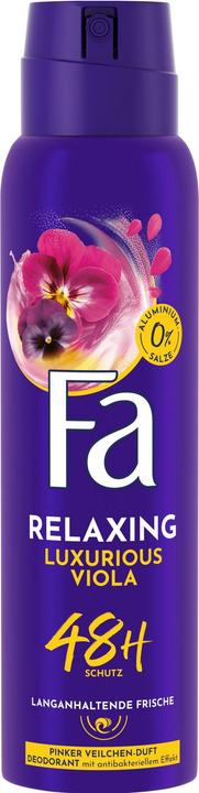 Produktbild Fa Deo Spray Relaxing Luxurious Viola 150 ml (Spray, 150 ml)