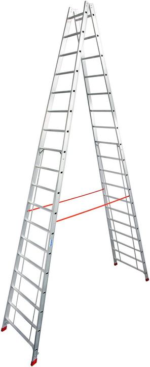 Produktbild Krause Sprossendoppelleiter, aus Aluminium (Stehleiter, 515 cm)