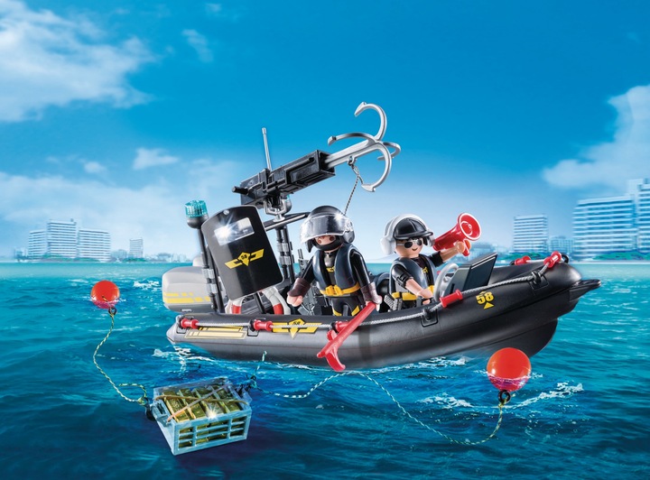 Produktbild Playmobil SEK-Schlauchboot (9362)