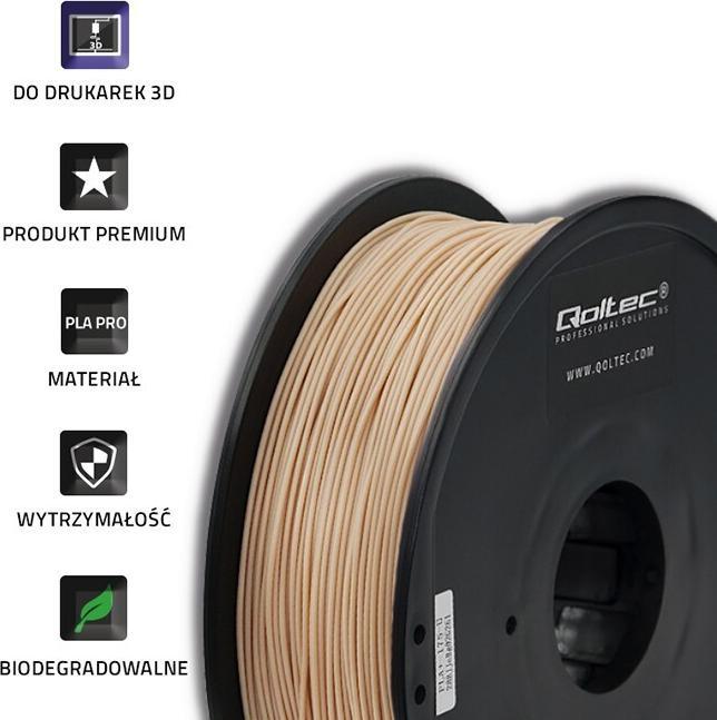 Image du produit Qoltec 50676 (PLA, 1.75 mm, 1000 g)
