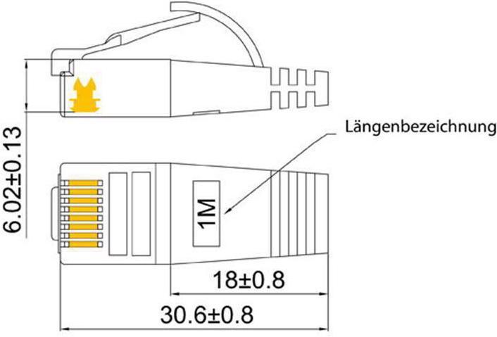 Produktbild Lightwin Netzwerkkabel (STP, CAT6, 15 m)