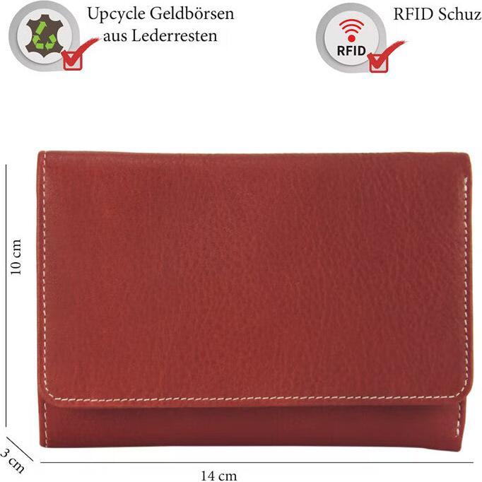 Immagine prodotto Sunsa Portafoglio da donna RFID in pelle riciclata No.5