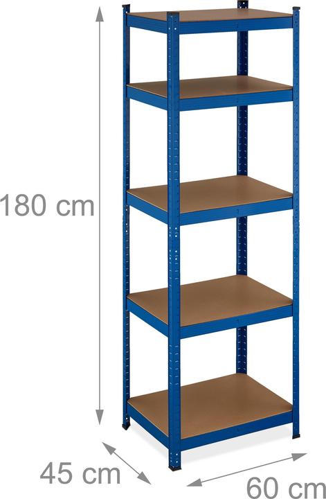 Actual product image Relaxdays Heavy duty shelving