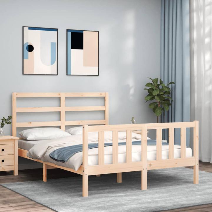 Produktbild vidaXL Bettrahmen (135 x 190 cm)