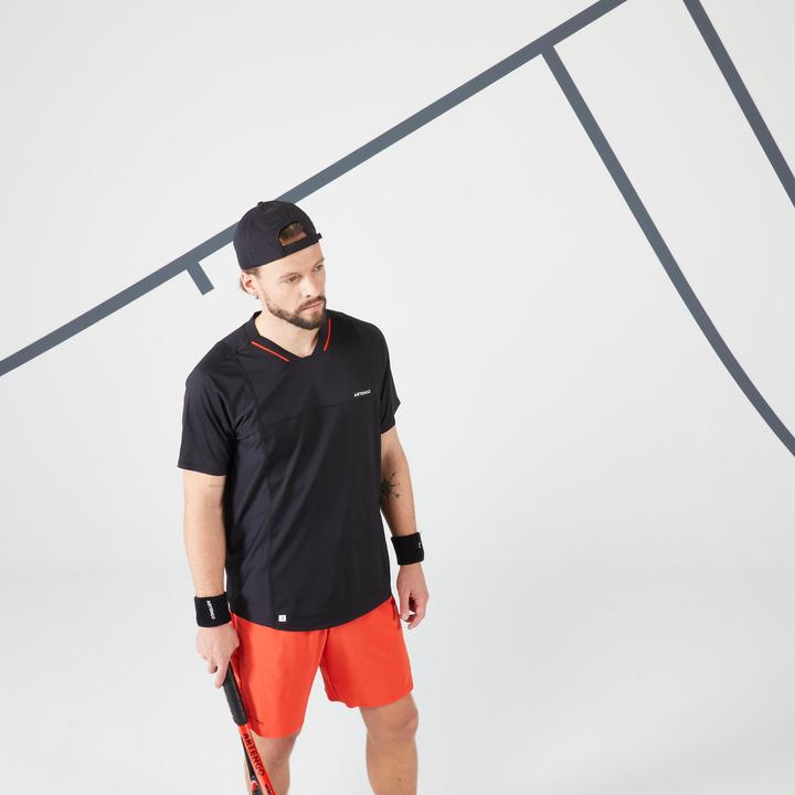 Produktbild Artengo Tennis T-Shirt Dry+ V-Ausschnitt Polyester (M)