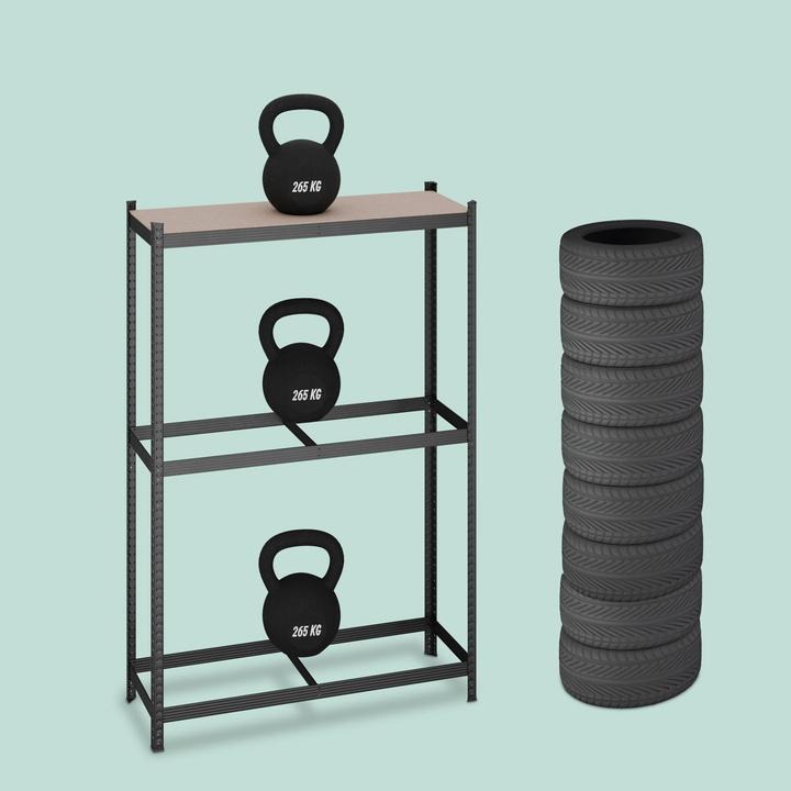 Actual product image Relaxdays Tyre rack