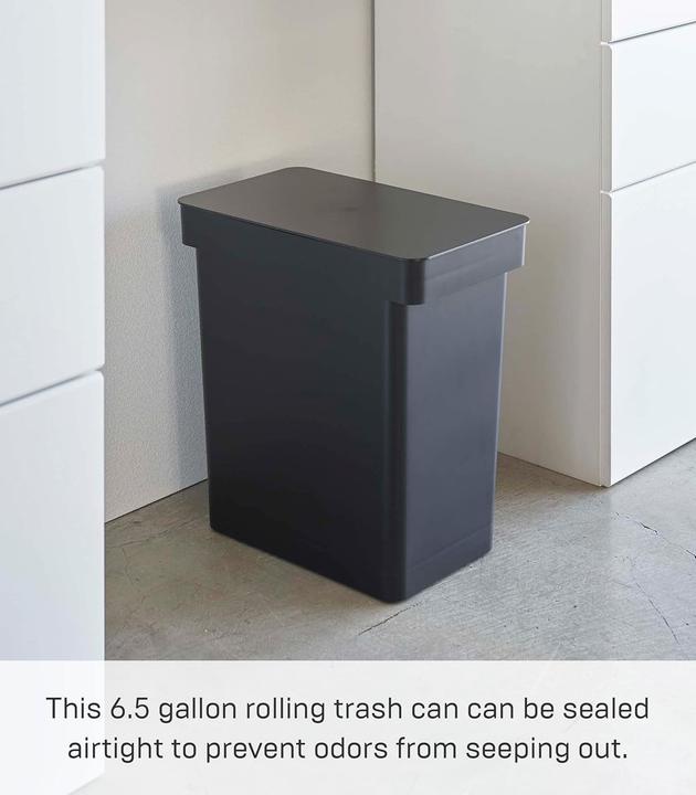 Produktbild Yamazaki Luftdichter Mülleimer mit Rollen Tower (25 l)