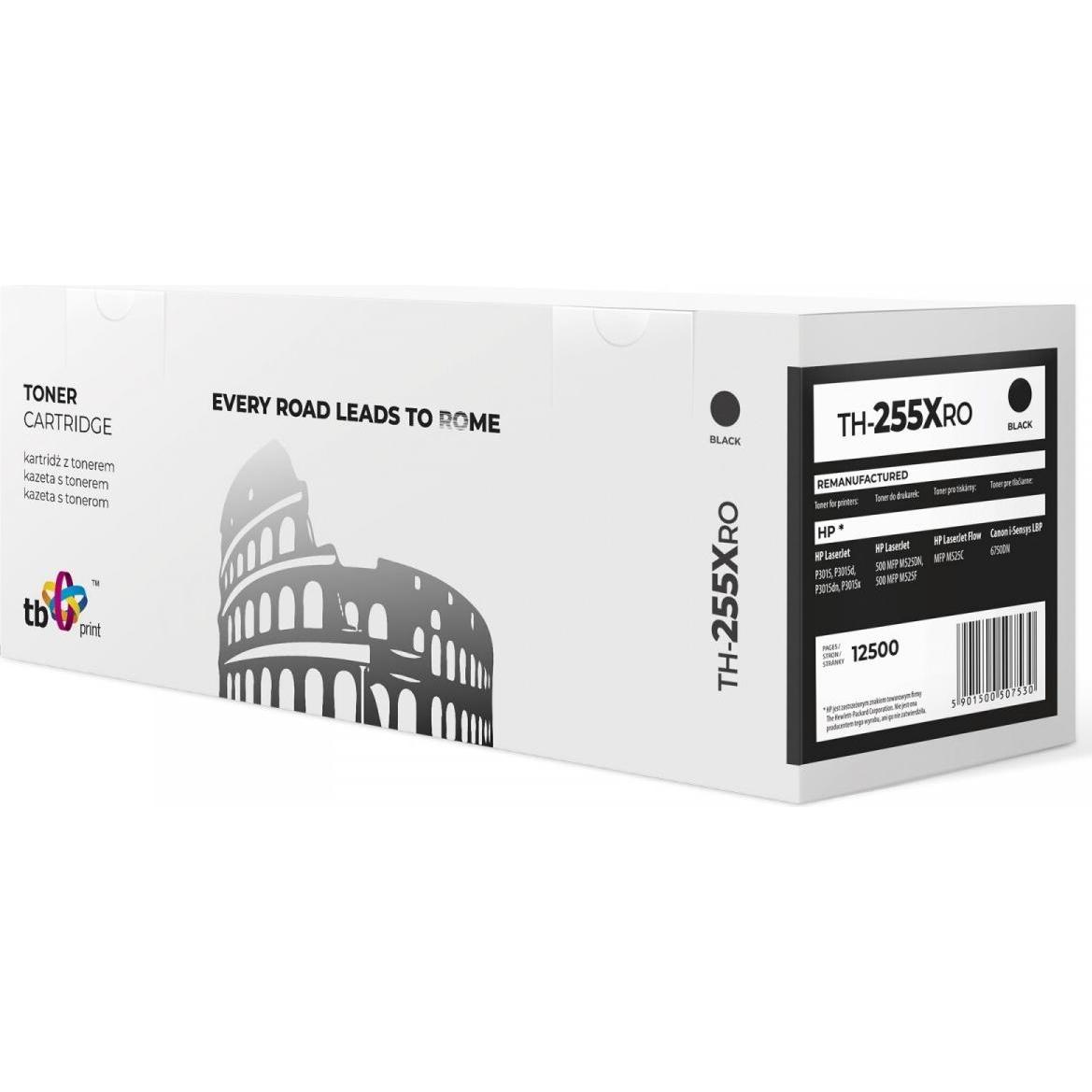 Print, Toner, Toner HP P3015 X TH-255XRO BK rif.