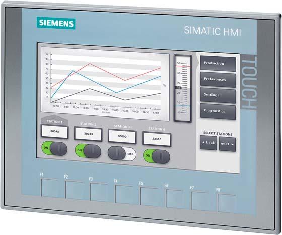 Actual product image Siemens SIPLUS HMI KTP700 Basic Color PN basedon 6AV2123-2GB03-0AX0. 7inch TFT