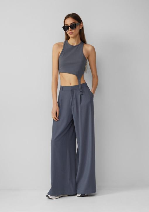Immagine prodotto S.Oliver Hose Bundfaltenhose mit weitem Bein | QS x Vanessa Mai (W42/L32)