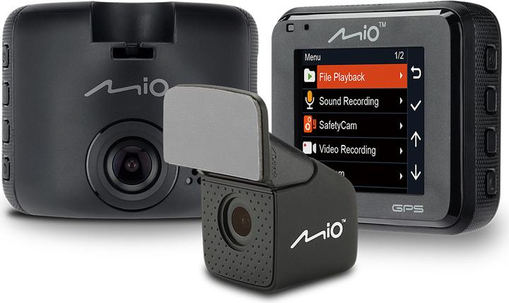 Actual product image Mio Mivue C380 Dual R2 (GPS receiver, Accelerometer, Full HD)