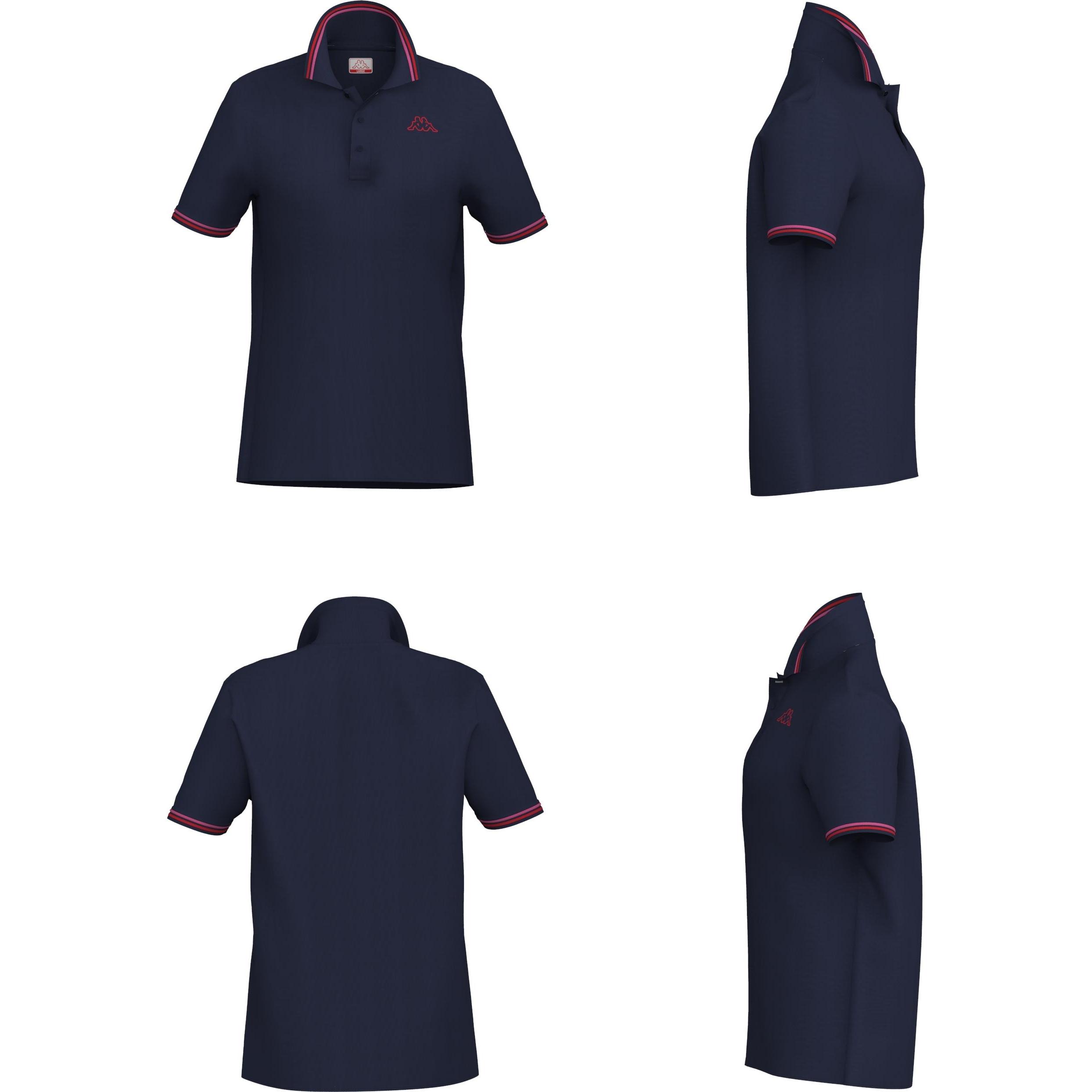 Kappa, Herren, Shirt, Logo Korpo Ezio 2, Blau, (4XL)