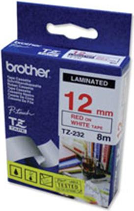 Produktbild Brother Tze-232 (1.20 cm, Weiss, Rot)
