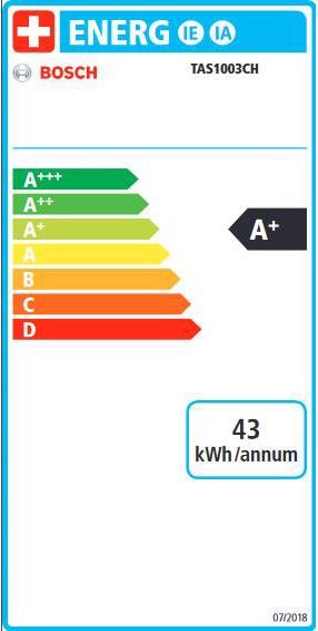 Label énergétique Bosch Hausgeräte Joyeux (Tassimo)