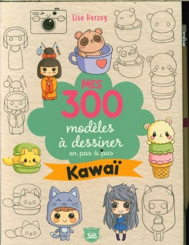 Image du produit Kawaii : mes 300 modèles à dessiner en pas à pas (Français, Duc, Lise, 2023)