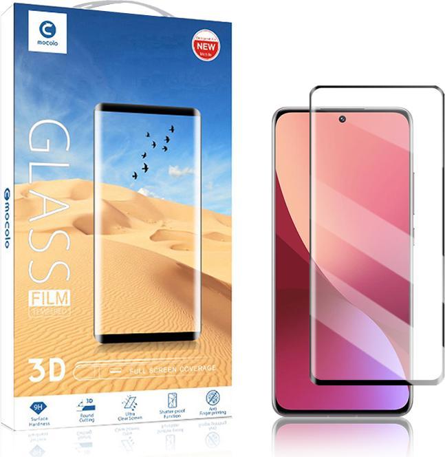 Produktbild Mocolo 3D 9H Vollkleber – Vollbild-Schutzglas für Xiaomi 12 Pro (schwarz) (1 Stück, Xiaomi 12 Pro)