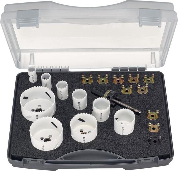 Neriox Jeu de scies trépans Allround Speed (19 mm, 22 mm, 25 mm, 32 mm, 38 mm, 44 mm, 57 mm, 68 mm, 76 mm)