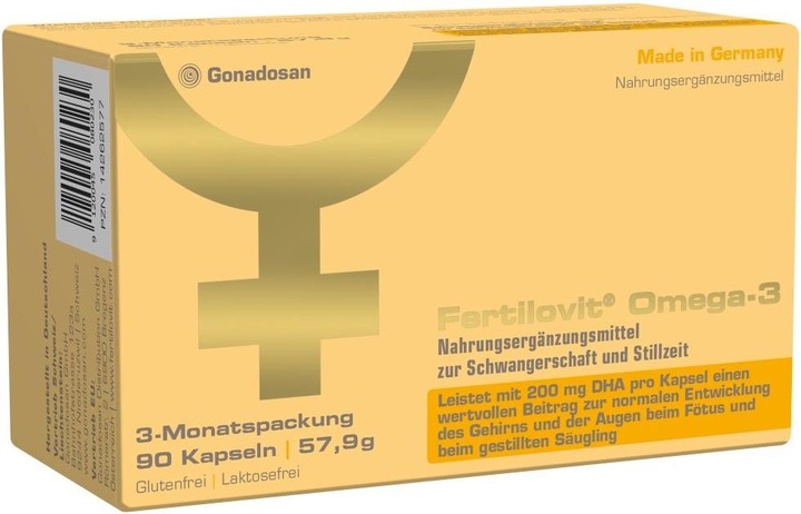 Produktbild Fertilovit Omega-3 Kaps (90 Stück, Kapseln)