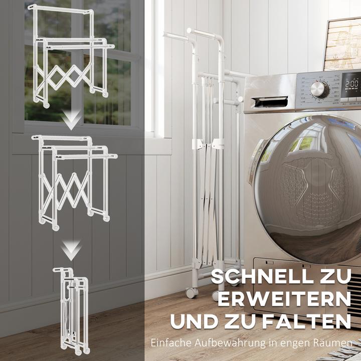 Produktbild Homcom Wäscheständer Edelstahl (1.50 m)