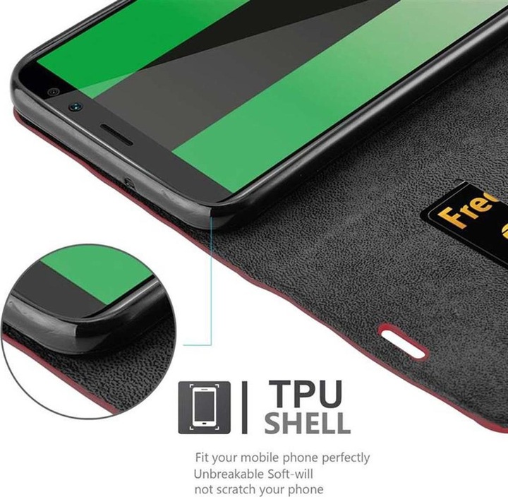 Actual product image Cadorabo Book Invisible Magnet Cover (Mate 10 Lite)