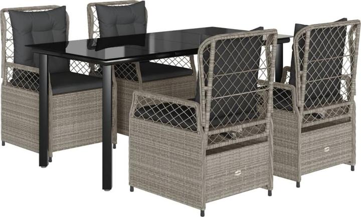 Produktbild vidaXL Garten Essgruppe (160 x 80 x 74 cm)