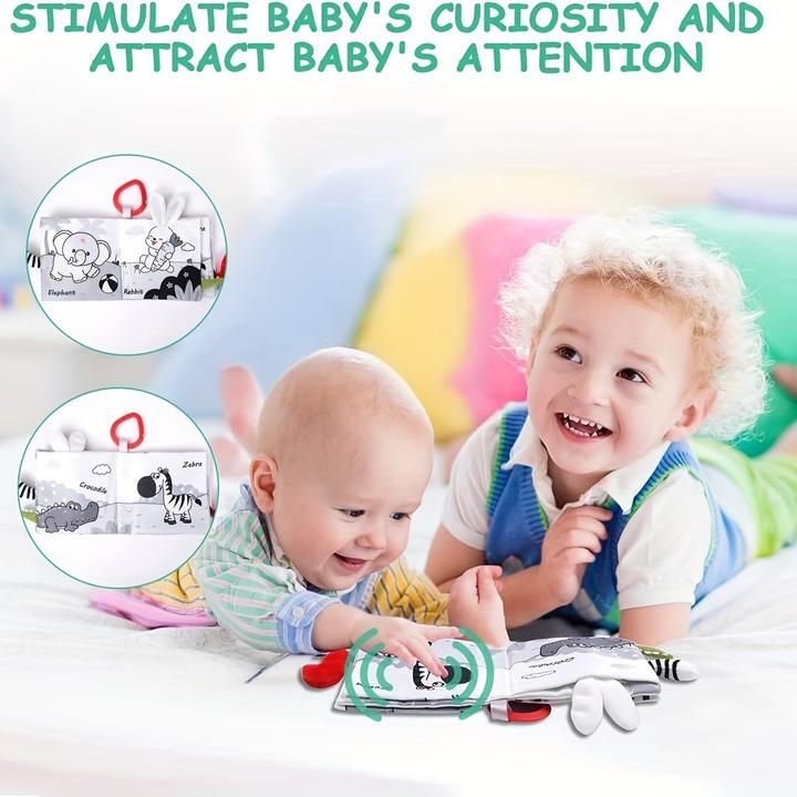 Actual product image Activity Board Cuddly toys, baby fabric books, baby soft books, baby bath towel book, early development book