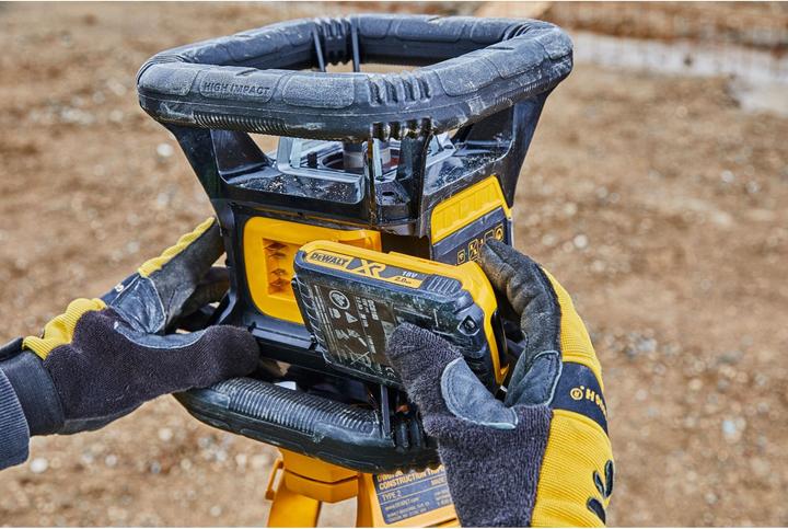 Actual product image DeWalt LASER OBROTOWY 18V DCE080D1GS ZIELONY SAMOPOZIOM. 80m 1x2.0Ah BT TSTAK