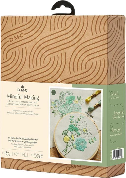Actual product image DMC Stickset Mindful Making Duo Water Plants, Ø 15.7 cm