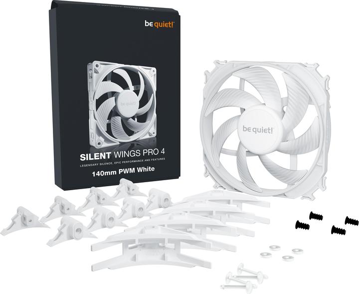 Produktbild be quiet! SILENT WINGS PRO 4 White 140mm PWM (140 mm, 1 x)