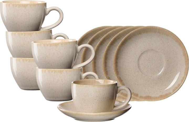 Actual product image Ritzenhoff & Breker Sahara Espressotassen mit Untertassen (0 ml, 12 x)