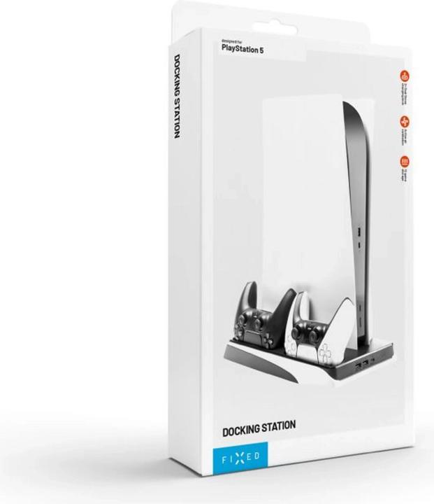 Actual product image Fixed Multifunctional Station for PS5, black and white (PS5)