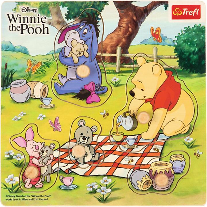 Produktbild Trefl Mini-Holzpuzzle - Winnie Puuh (5 Teile)