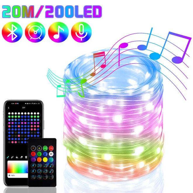 Produktbild MU Classic Holly Series Smart Bluetooth Lichterkette (10 m)