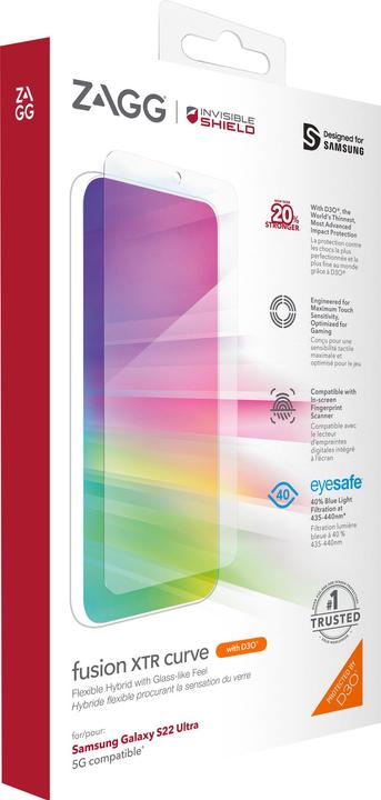 Produktbild InvisibleShield Glass Fusion XTR Curve (1 Stück, Samsung Galaxy S21)