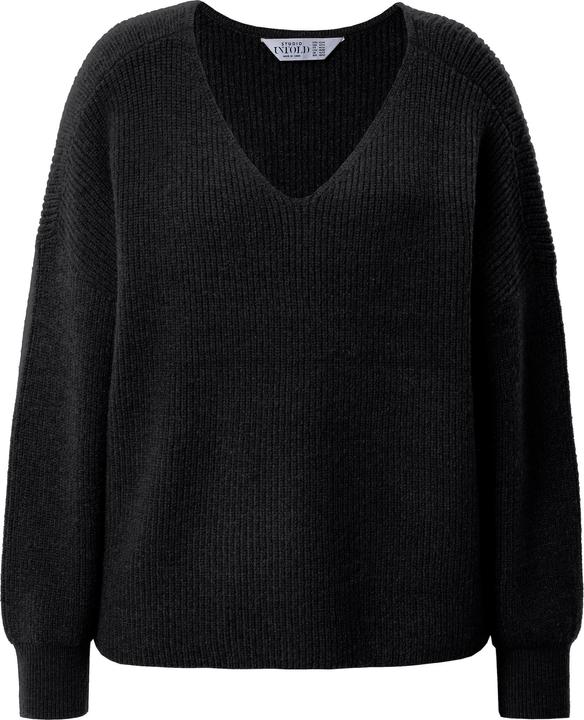 Immagine prodotto Studio Untold Maglione dal taglio squadrato in morbida maglia a costine (42, 44)
