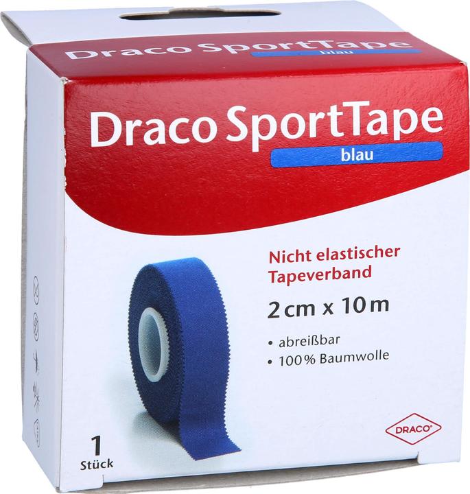 Dr. Dry Dracotapeverband 10mx2cm blau, 1 St VER