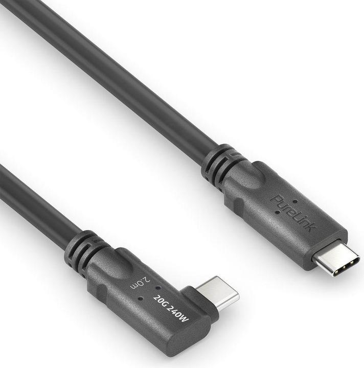 Produktbild PureLink MicroX4 USB4-Kabel USB C - USB C 2 m (2 m, USB 4.0, 20 W)