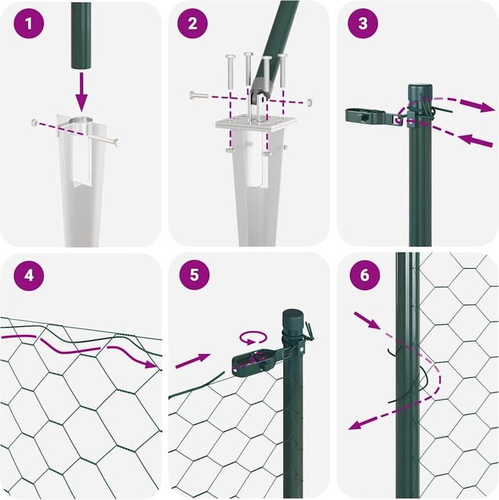 Produktbild vidaXL Gartenzaun