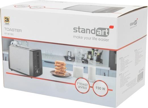 Productafbeelding Standart Toaster ST-815C, grey